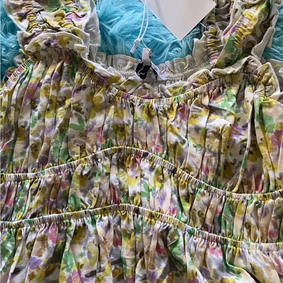 beautiful floral smocked sundress nwt Emory Park M - Picture 6 of 11